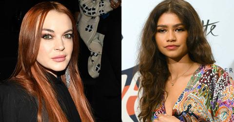lindsay lohan zendaya dress