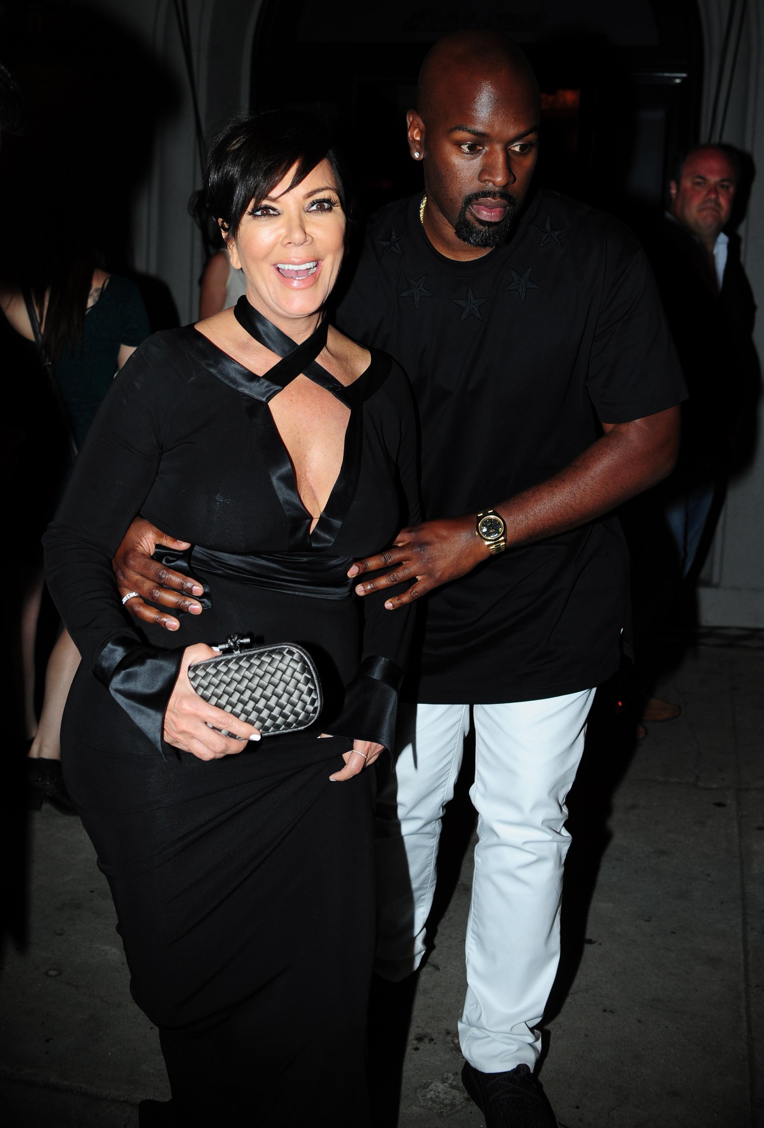 Kris Jenner and Corey Gamble leave Craig&#8217;s on Melrose in Los Angeles