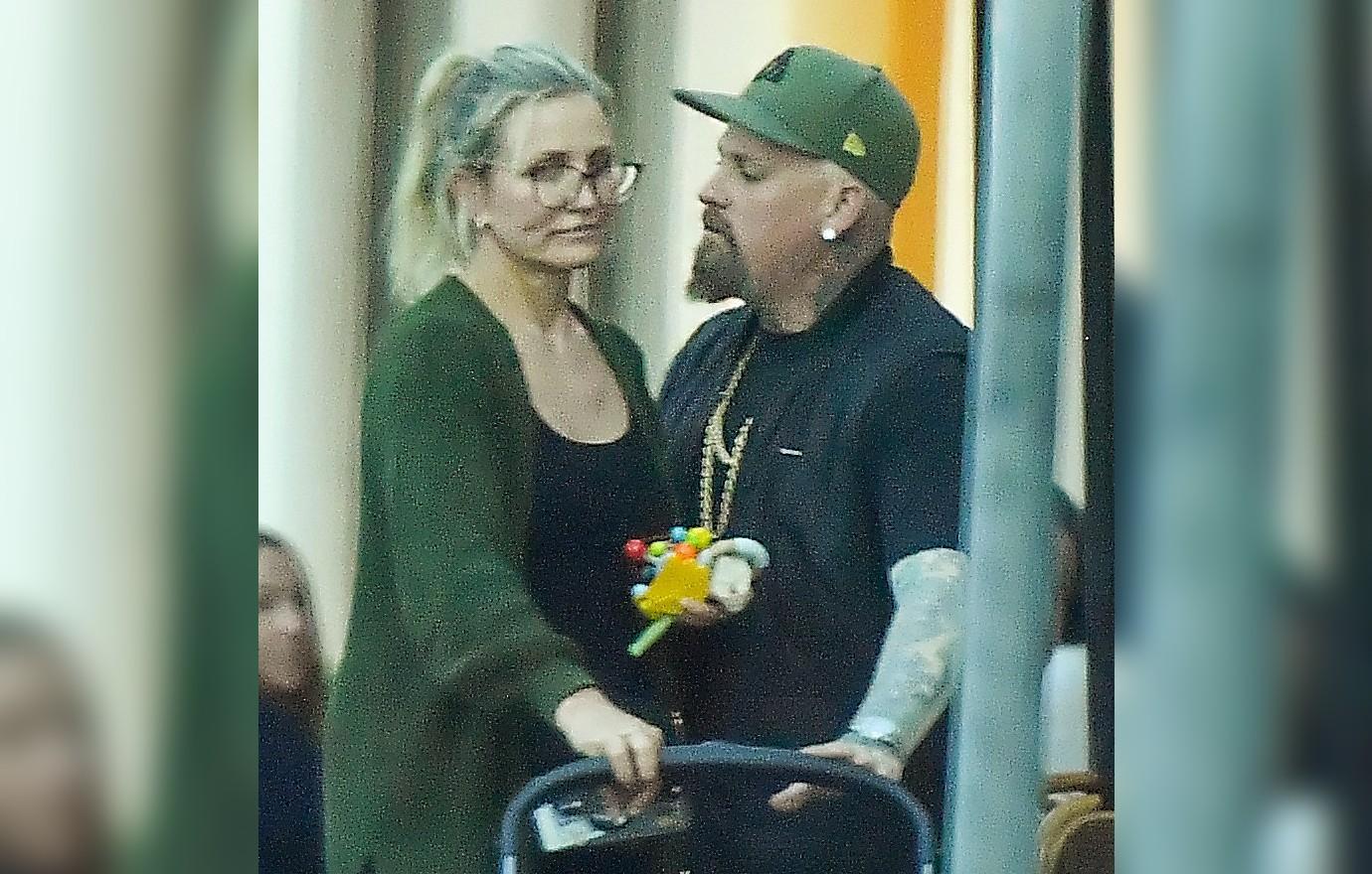 cameron diaz spotted kissing benji madden