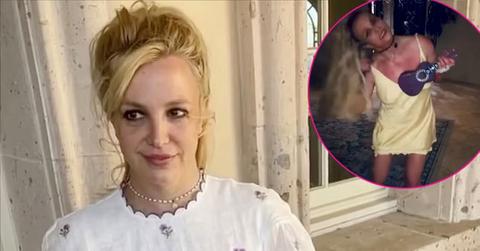 Image of In a video posted to her Instagram, Britney Spears almost bared more than she intended after claiming she was robbed three years ago.