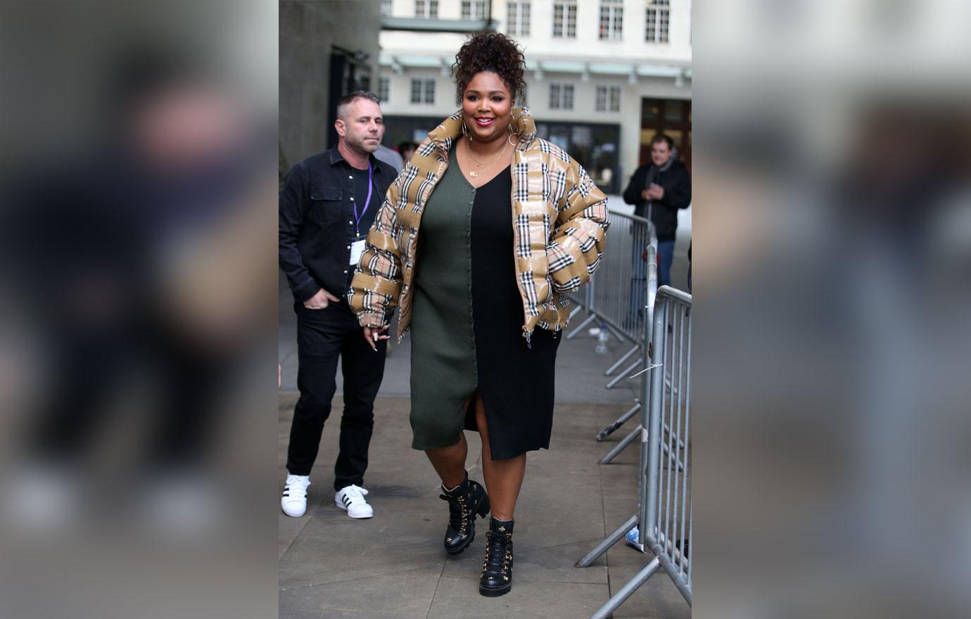 Lizzo Walking On Street Butt