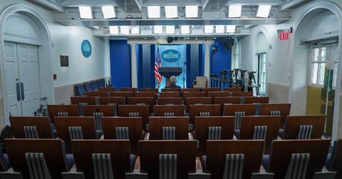 Photo of the James Brady Press Briefing Room.