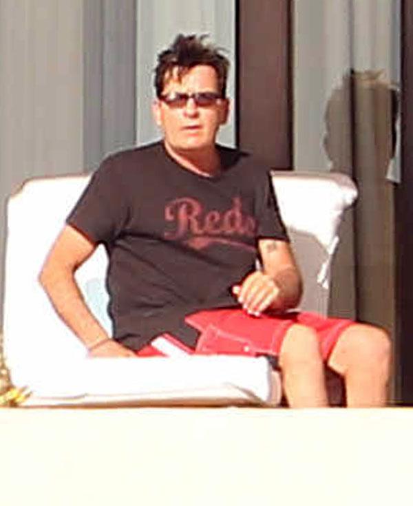 Charlie Sheen HIV Mexico Vacation