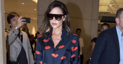 Victoria Beckham makes an appearance at her Hong Kong store