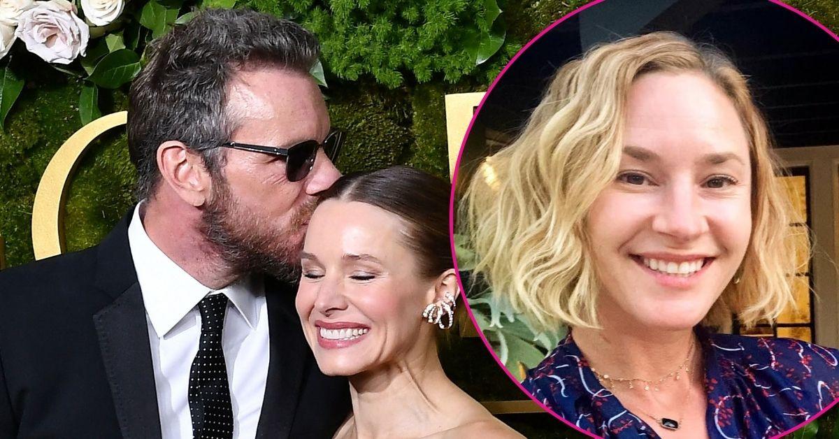 Split photo of Dax Shepard, Kristen Bell and Briegh Morrison