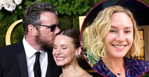 Split photo of Dax Shepard, Kristen Bell and Briegh Morrison