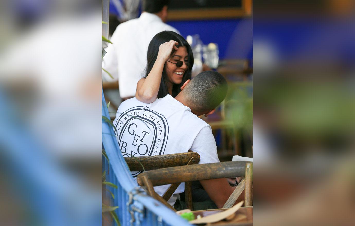 Kourtney Kardashian Younes Bendjima PDA