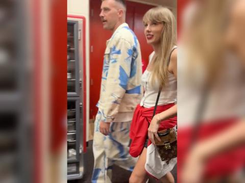 taylor swift travis kelce chiefs game pays restaurant