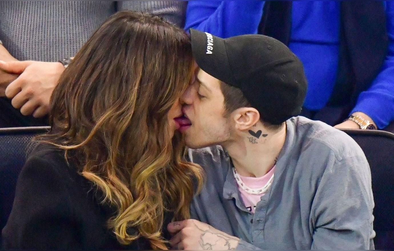 Kate Beckinsale Pete Davidson make out