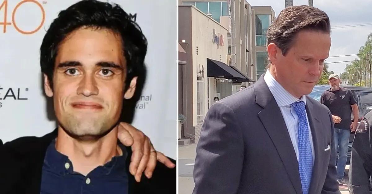 Split photo of Nick Reiner and Alan Jackson