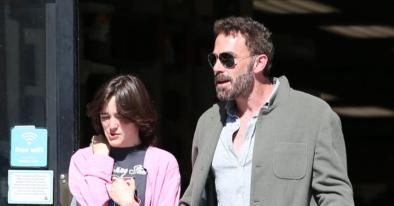 Ben Affleck Steps Out For Lunch With Daughter Seraphina