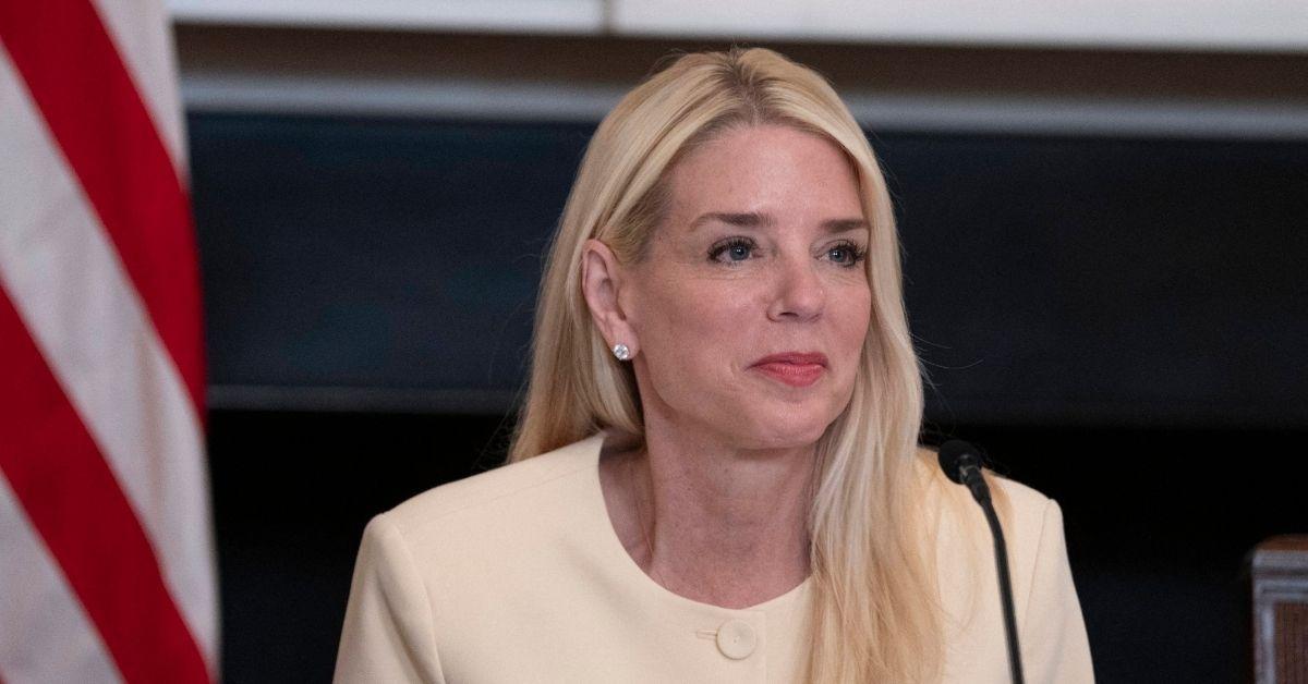 image of Pam Bondi claimed the change was due to a 'nightly system reset.'