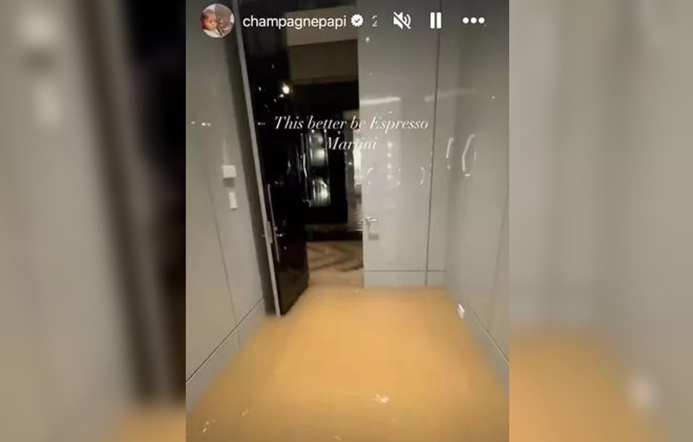 drake shows toronto mansion destroyed by flooding photos