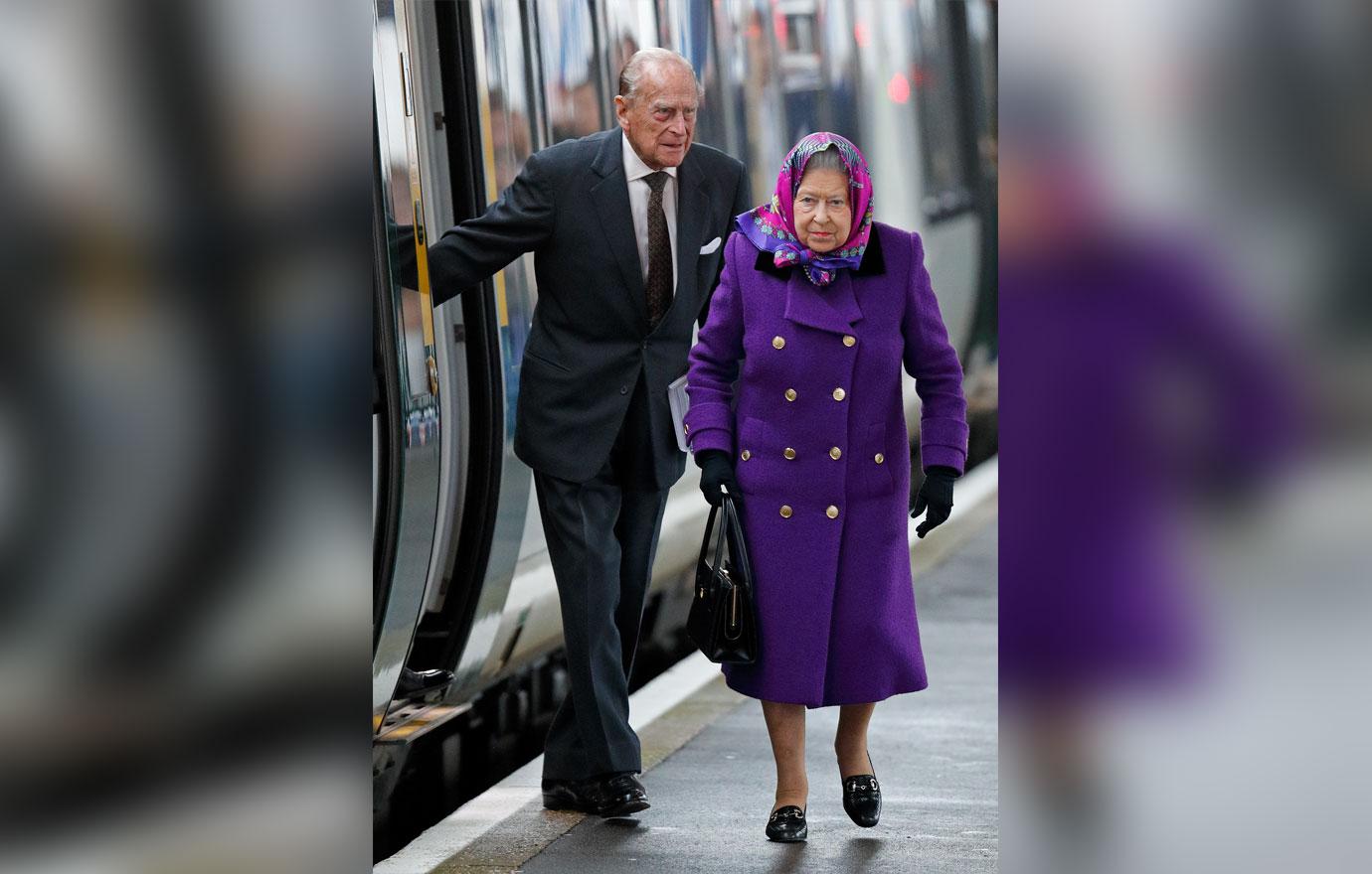 Queen Elizabeth II Arrives At King&#8217;s Lynn Station