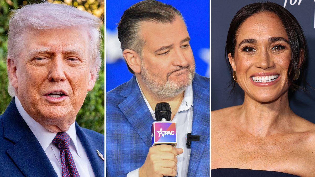 Photo of Donald Trump, Ted Cruz and Meghan Markle