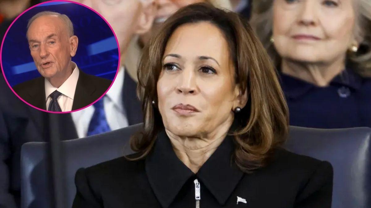 composite photo of kamala harris and bill o'reilly