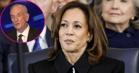 composite photo of kamala harris and bill o'reilly