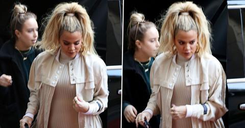 Khloe kardashian growing baby bump ok pp