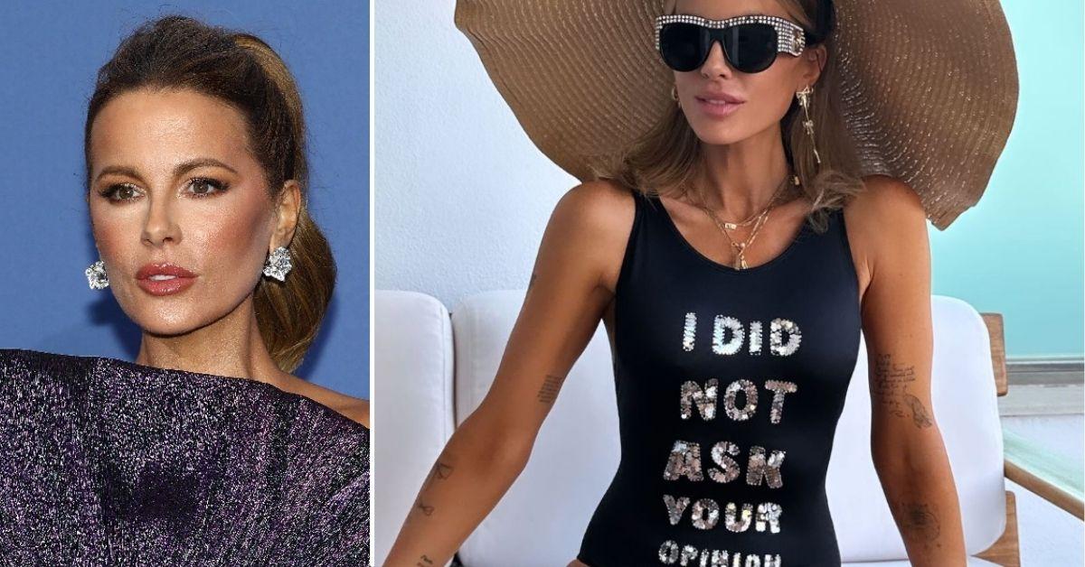 Kate Beckinsale Wears 'I Did Not Ask Your Opinion' Swimsuit Photos
