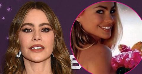 vergara shows off butt