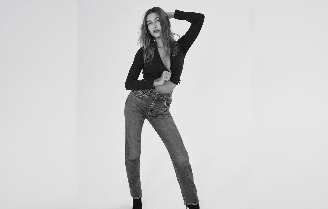 Hailey Bieber Is The Face Levi's New 501 90's Campaign