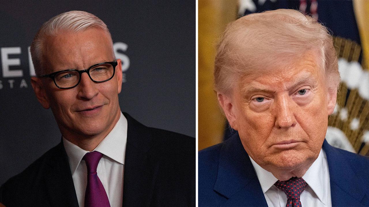 Image of Cooper used brand new data on rising inflation to throw water on Trump's claims.