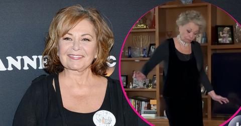 split image of Roseanne Barr and Roseanne Barr