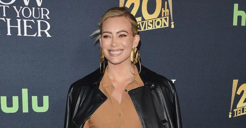 hilary duff cuddles newborn daughter townes photo