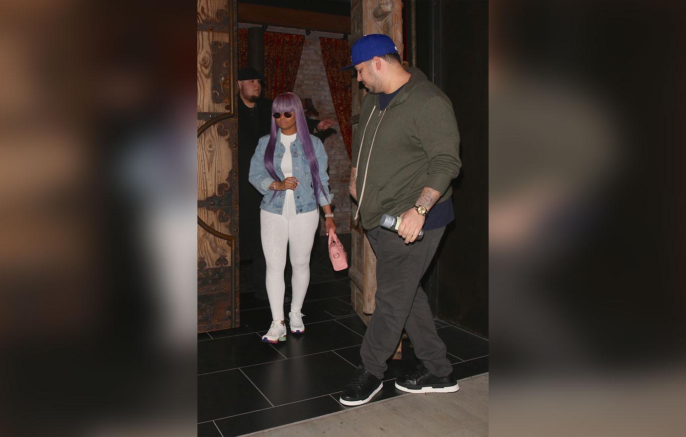 Rob Kardashian and Blac Chyna reunite for dinner at TAO Hollywood