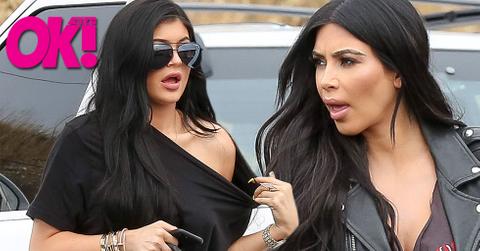 Kylie jenner kim kardashian (1)