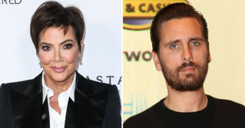 kris jenner supports scott disick excommunicated family