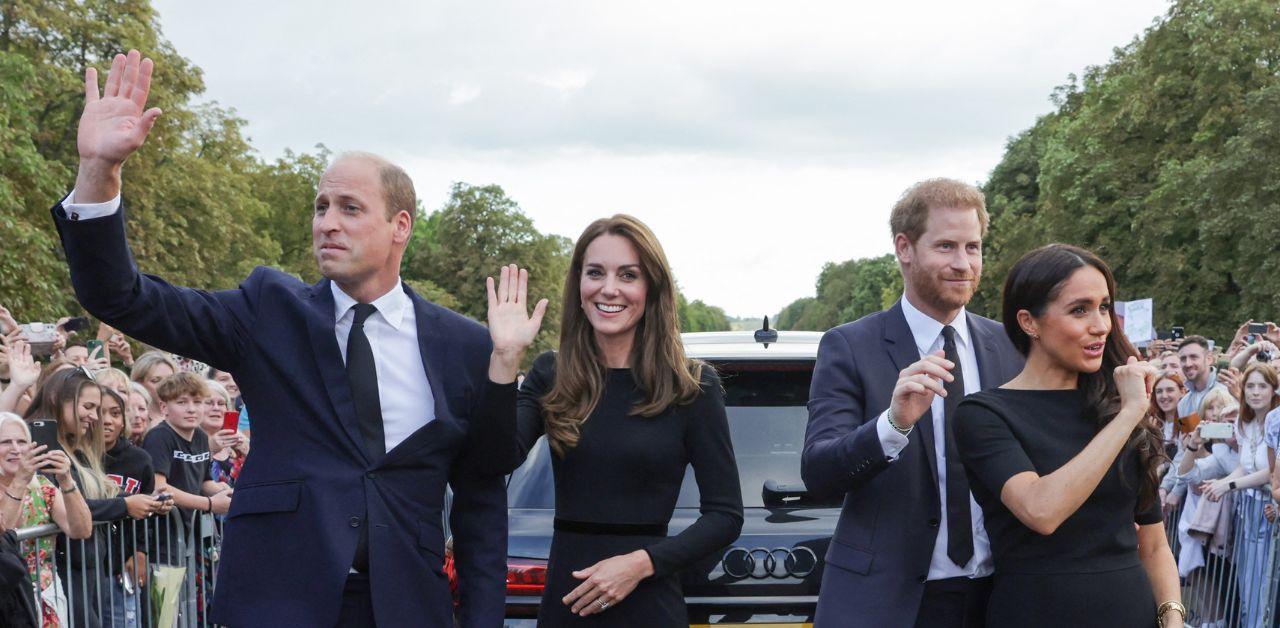 prince william kate middleton extended olive branch prince harry queen elizabeth funeral