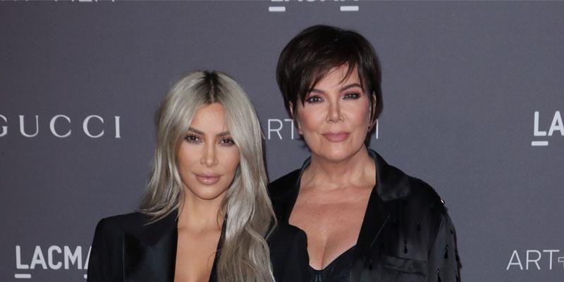 Kim Kardashian And Kris Jenner On Red Carpet