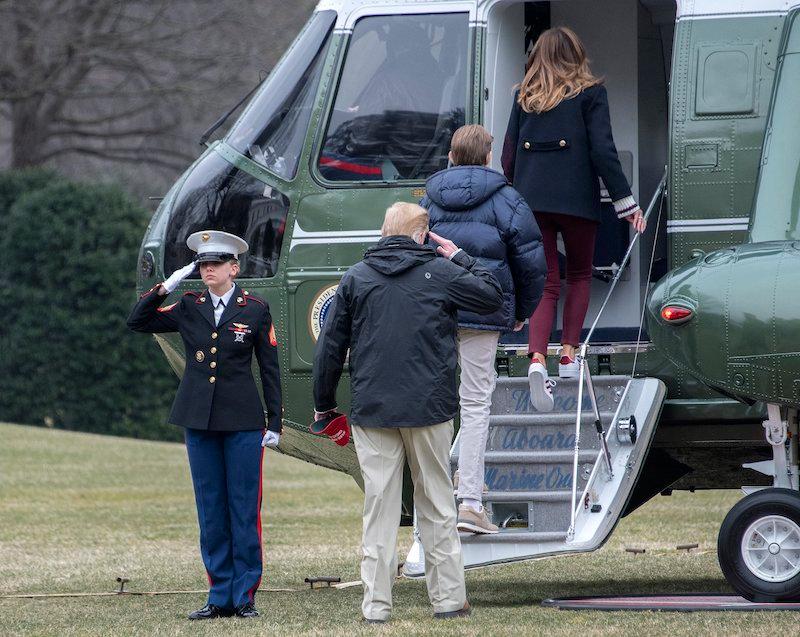 melania trump happy donald trump not coming graduation