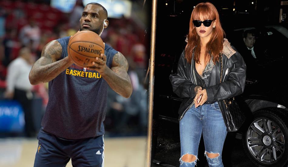 Lebron james and outlet rihanna