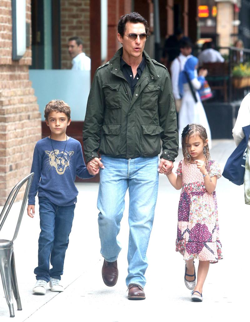 All Grown Up! Matthew McConaughey Looks Unrecognizable During A Family ...