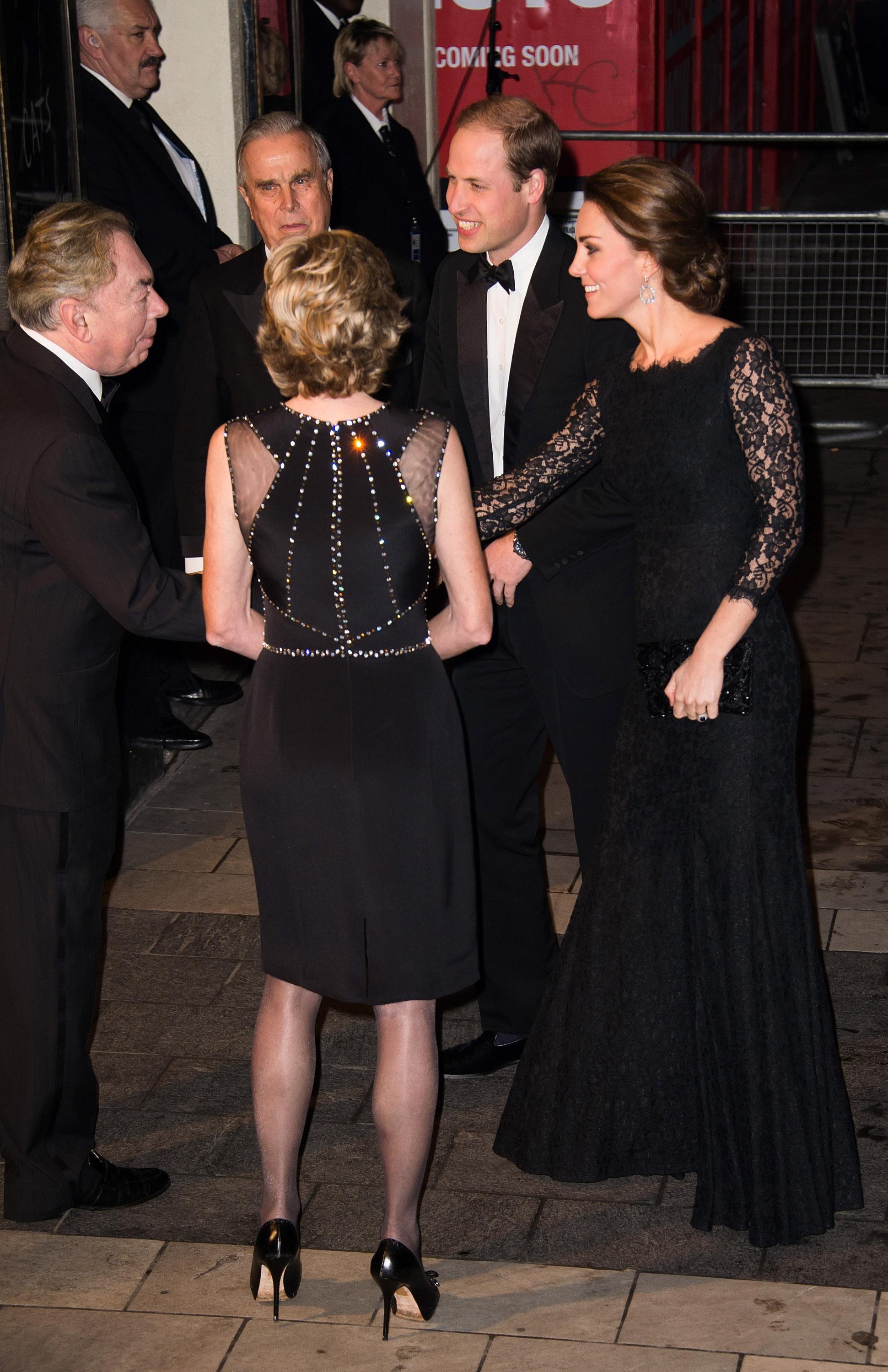 The Duke And Duchess Of Cambridge Attend The Royal Variety Performance