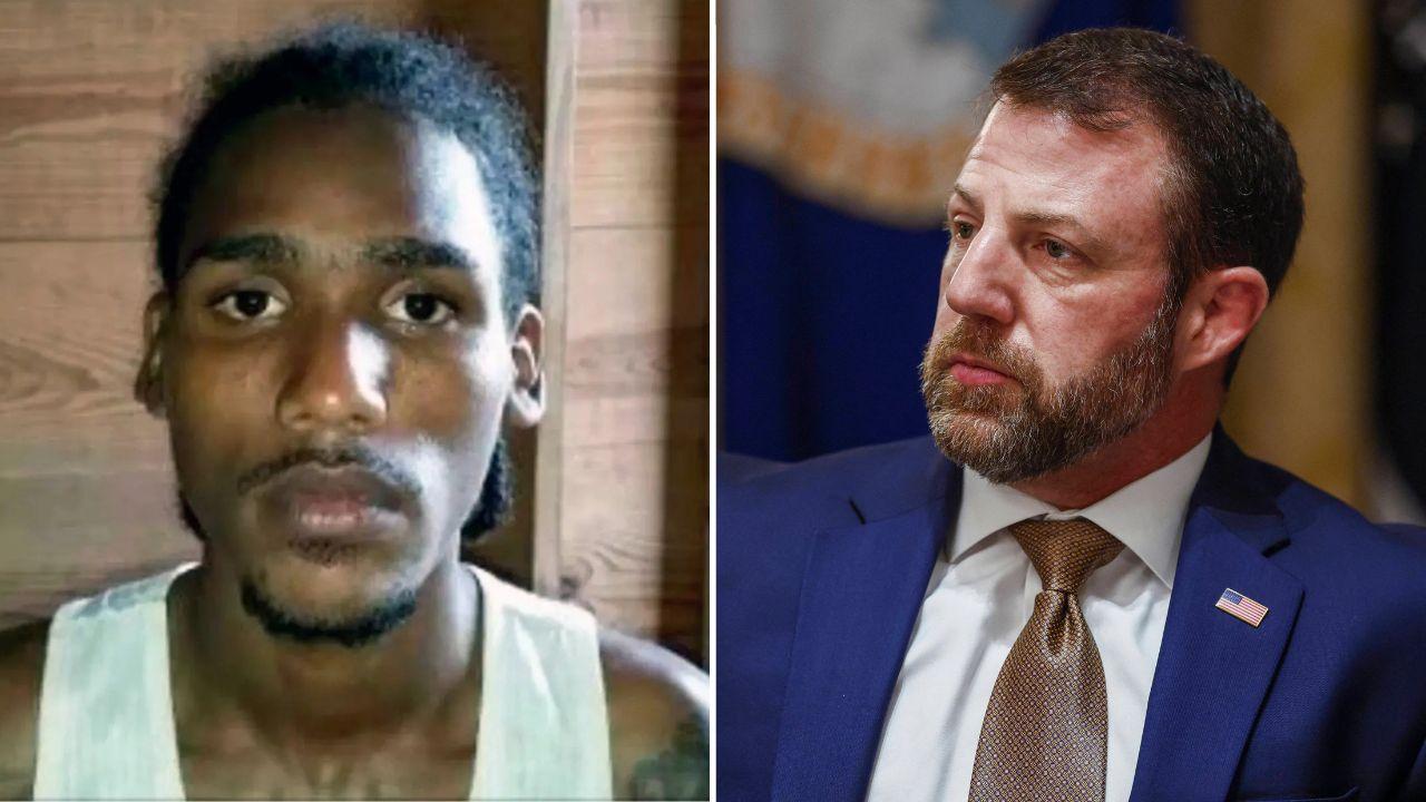 Split image of Oscar Belgal and Markwayne Mullin