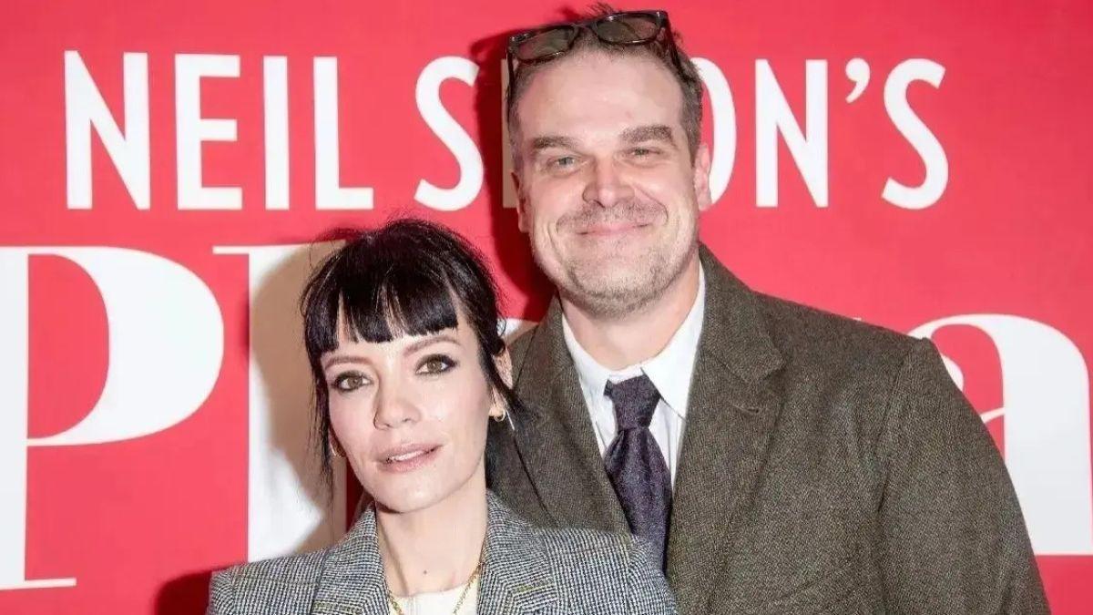 Photo of Lily Allen and David Harbour split in February 2025. 