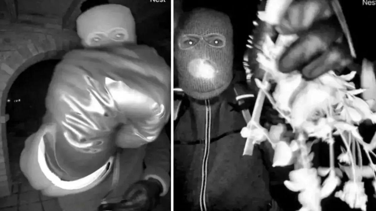 image of Footage of masked suspect tinkering with Nancy Guthrie's doorbell camera was released by the FBI last week.