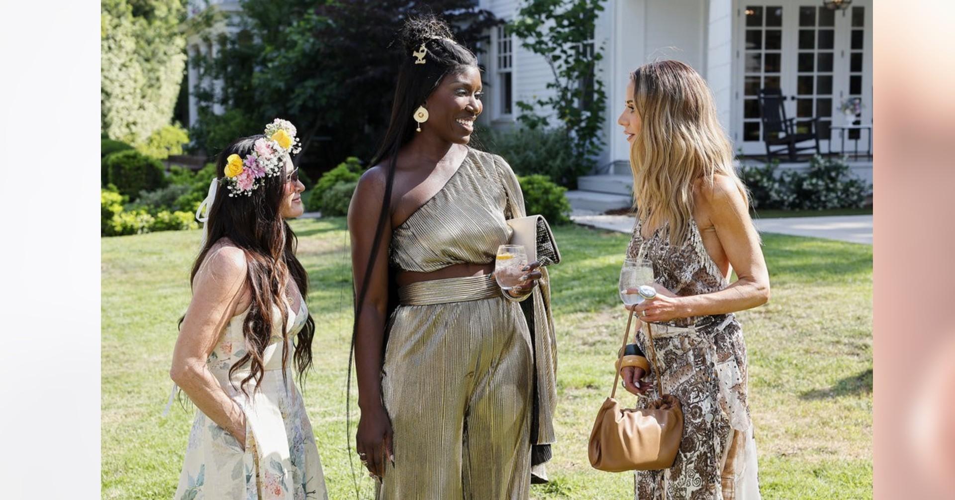 Photo of Kyle Richards, Bozoma Saint John and Dorit Kemsley.