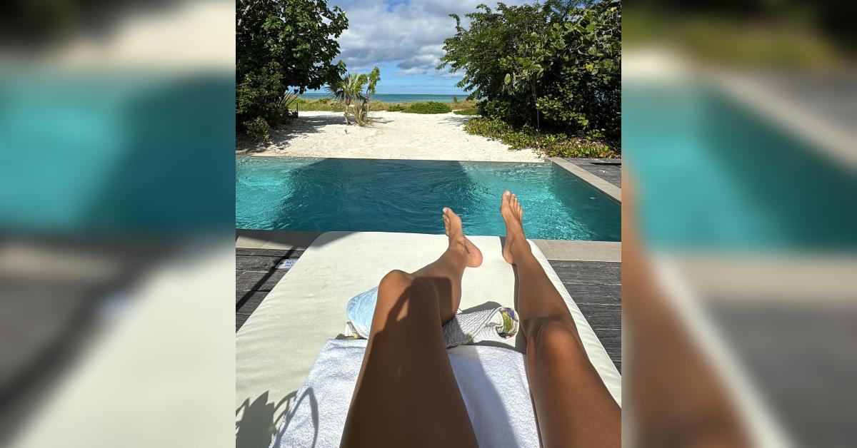 irina shayk cheeky thong bikini beach getaway birthday photos