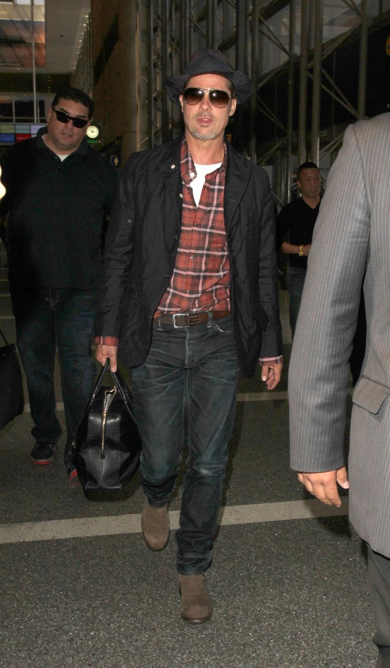 William Bradley &#8220;Brad&#8221; PittBrad Pitt seen for first time since his ex, Jennifer Aniston&#8217;s pregnancy rumors surfaced.