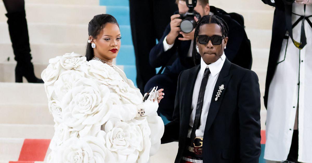 Rihanna and A$AP Rocky - Memorial for Virgil Abloh at Chicago's