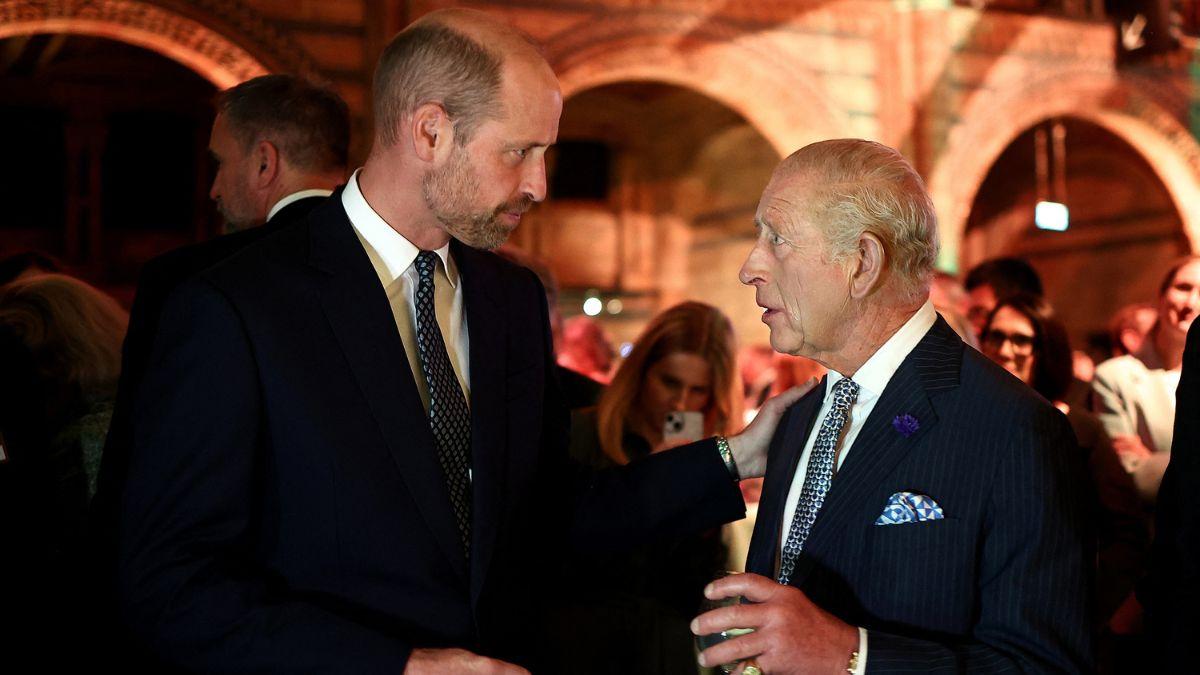 image of King Charles and prince William 