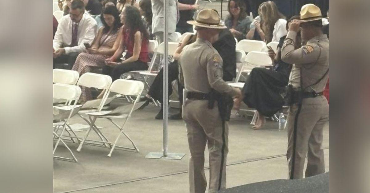 image of Strict security measures are in place for the event. 