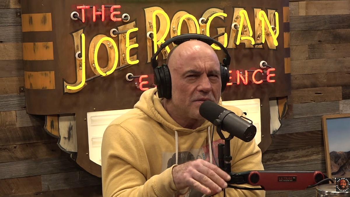 image of Joe Rogan brought up the Epstein Files on his podcast.