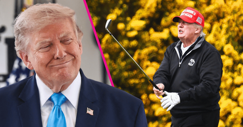 Composite photo of Donald Trump.