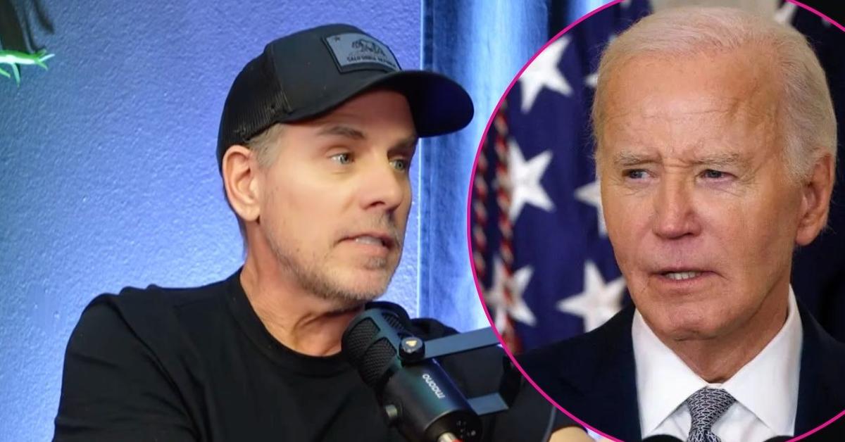 Hunter Biden Says Dad Joe Would 'Show Up' to His Washington, D.C., Crack Den With Secret Service Agents: 'I Was in Distress'