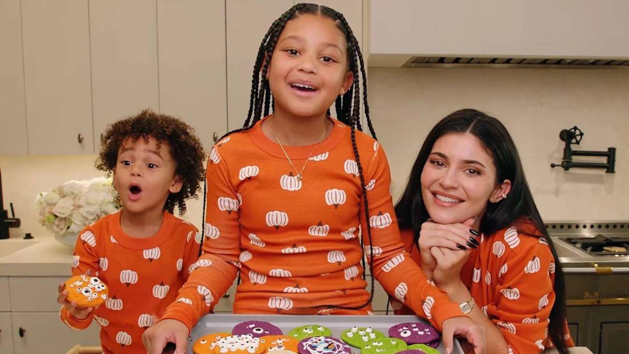 Photo of Kylie Jenner, Stormi Webster and Aire Webster
